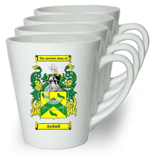 Ayshall Set of 4 Latte Mugs