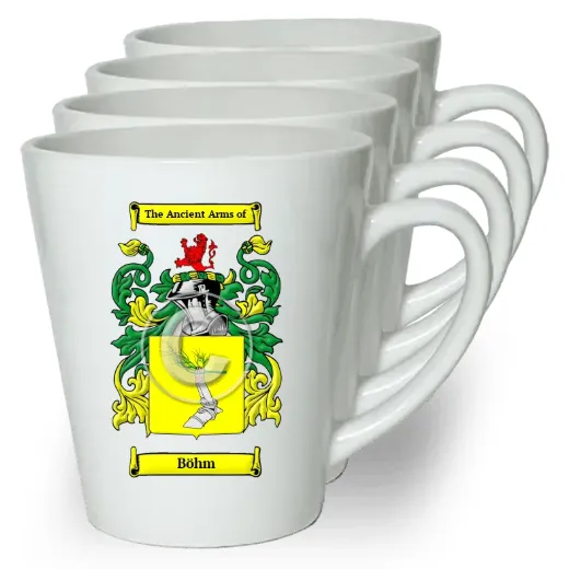Böhm Set of 4 Latte Mugs