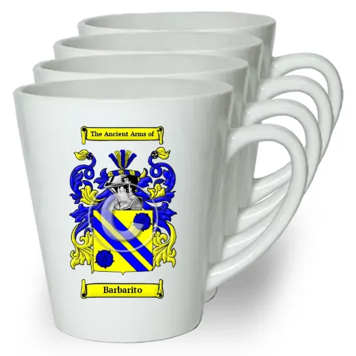 Barbarito Set of 4 Latte Mugs