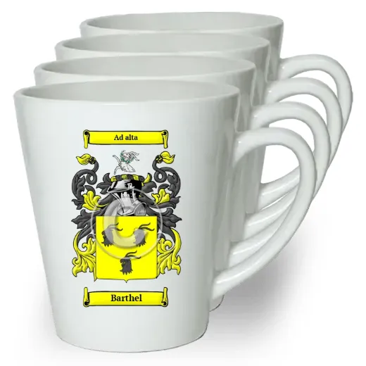 Barthel Set of 4 Latte Mugs