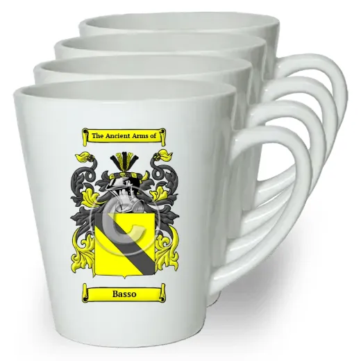 Basso Set of 4 Latte Mugs