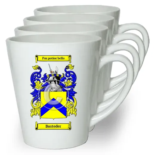 Basteder Set of 4 Latte Mugs