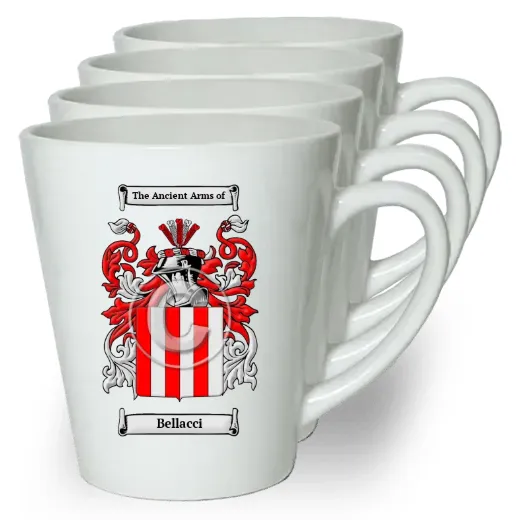 Bellacci Set of 4 Latte Mugs