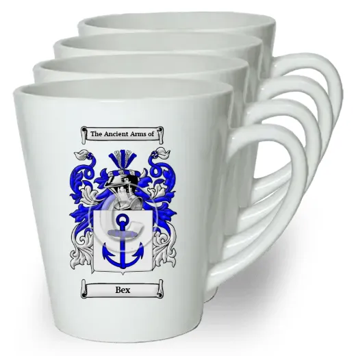 Bex Set of 4 Latte Mugs