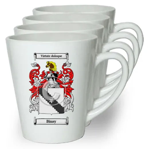 Binay Set of 4 Latte Mugs