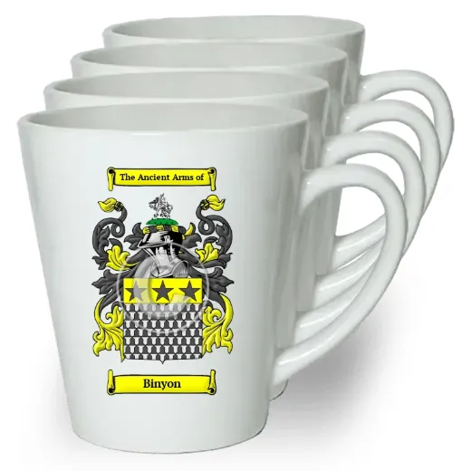 Binyon Set of 4 Latte Mugs