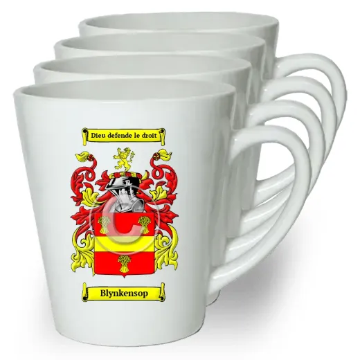 Blynkensop Set of 4 Latte Mugs