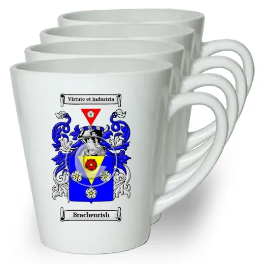 Brachenrish Set of 4 Latte Mugs