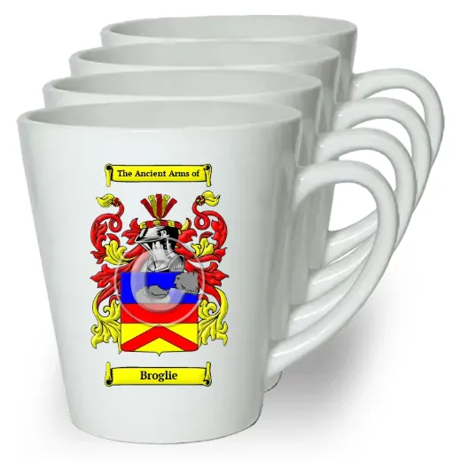 Broglie Set of 4 Latte Mugs