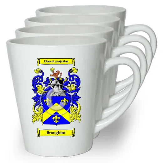 Broughint Set of 4 Latte Mugs