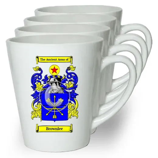 Brownlee Set of 4 Latte Mugs