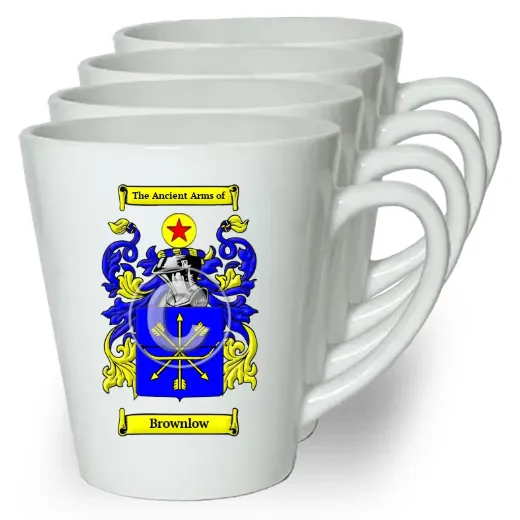 Brownlow Set of 4 Latte Mugs