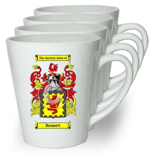 Brumett Set of 4 Latte Mugs