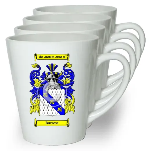 Burress Set of 4 Latte Mugs