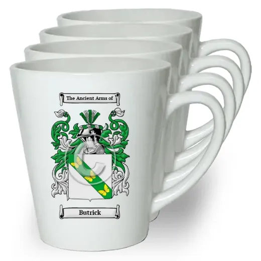 Butrick Set of 4 Latte Mugs