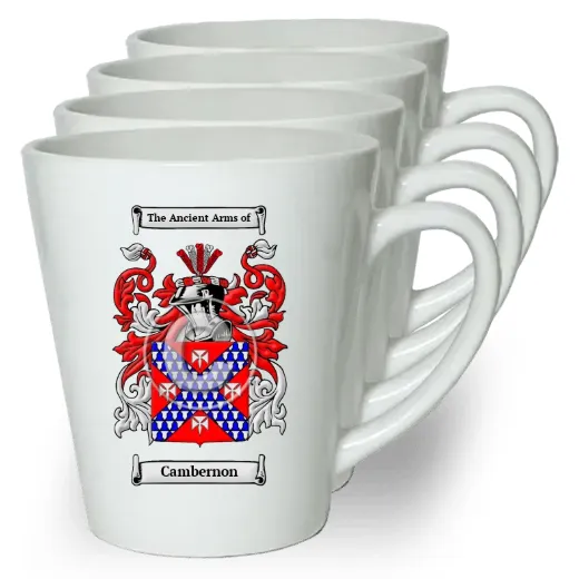 Cambernon Set of 4 Latte Mugs