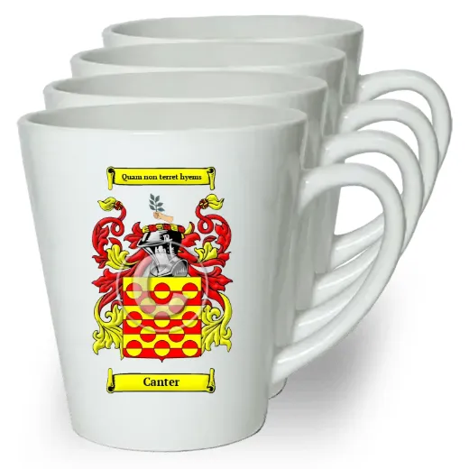 Canter Set of 4 Latte Mugs