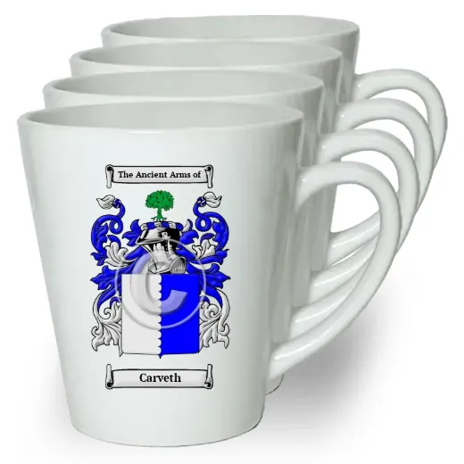 Carveth Set of 4 Latte Mugs