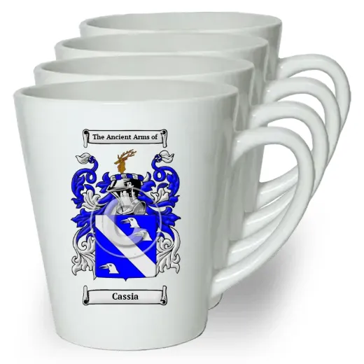 Cassia Set of 4 Latte Mugs