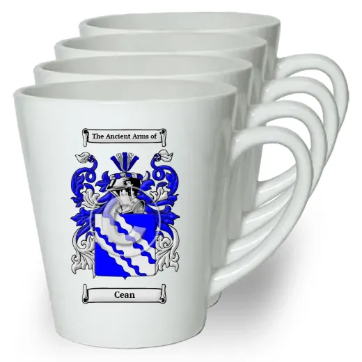 Cean Set of 4 Latte Mugs
