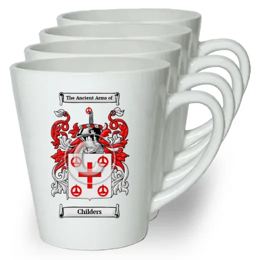 Childers Set of 4 Latte Mugs