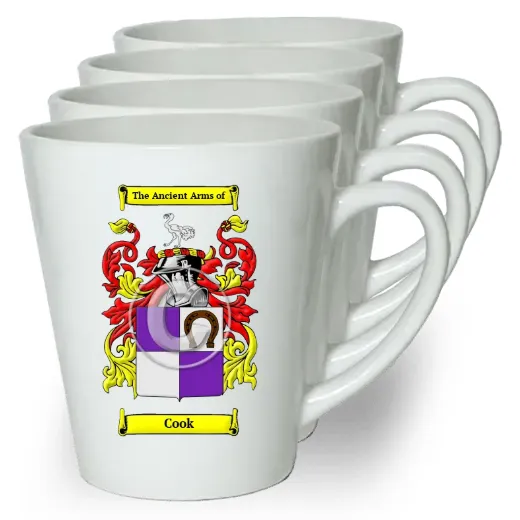Cook Set of 4 Latte Mugs