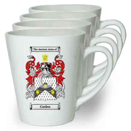 Coolen Set of 4 Latte Mugs