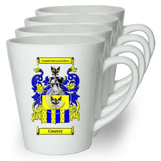 Courtey Set of 4 Latte Mugs