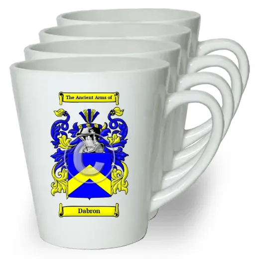 Dabron Set of 4 Latte Mugs