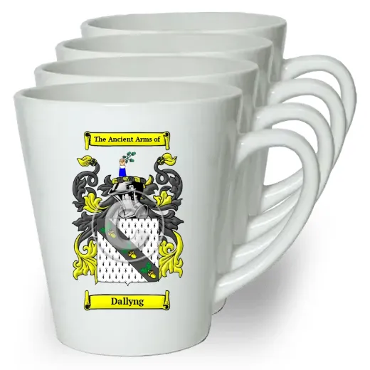 Dallyng Set of 4 Latte Mugs