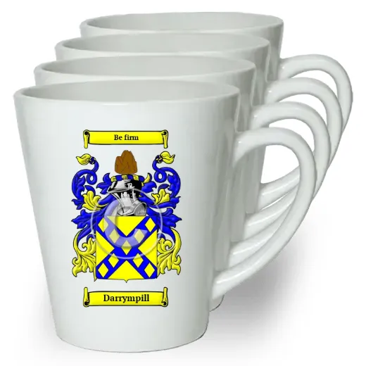 Darrympill Set of 4 Latte Mugs