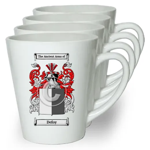 Defoy Set of 4 Latte Mugs