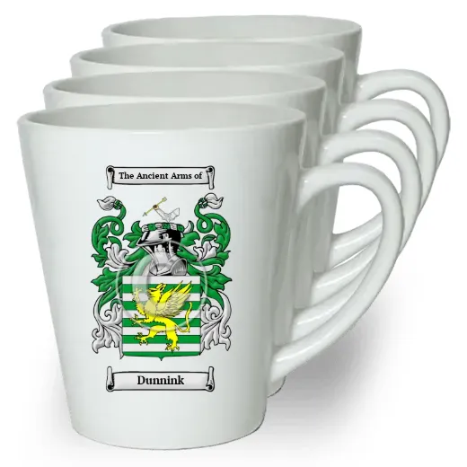 Dunnink Set of 4 Latte Mugs
