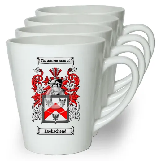 Egelischend Set of 4 Latte Mugs