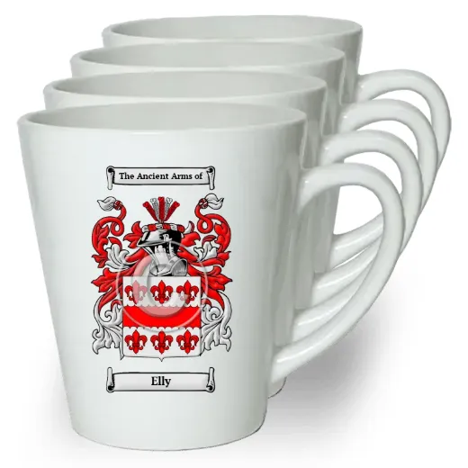 Elly Set of 4 Latte Mugs