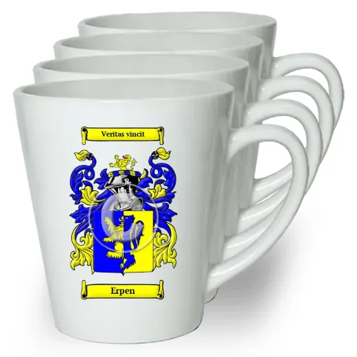 Erpen Set of 4 Latte Mugs