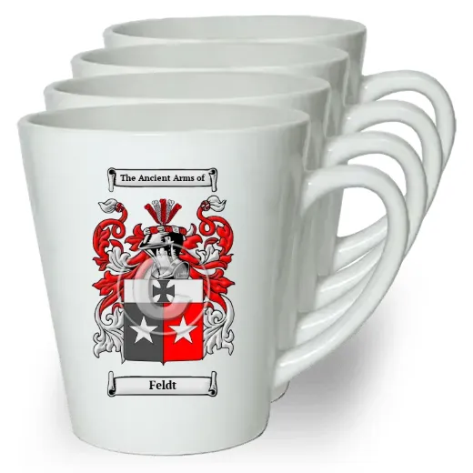 Feldt Set of 4 Latte Mugs