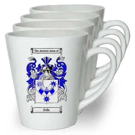 Fels Set of 4 Latte Mugs