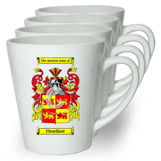 Fleuellant Set of 4 Latte Mugs