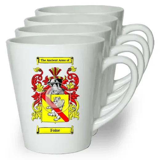 Foise Set of 4 Latte Mugs