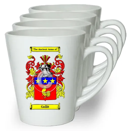 Gallit Set of 4 Latte Mugs