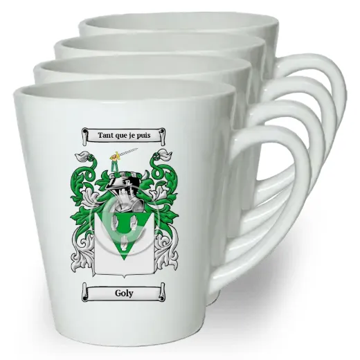 Goly Set of 4 Latte Mugs