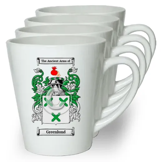 Greenlund Set of 4 Latte Mugs