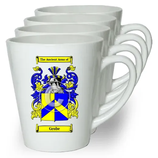 Grube Set of 4 Latte Mugs