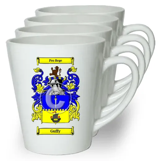 Guffy Set of 4 Latte Mugs