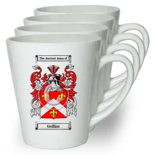 Gullins Set of 4 Latte Mugs