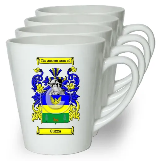 Guzza Set of 4 Latte Mugs