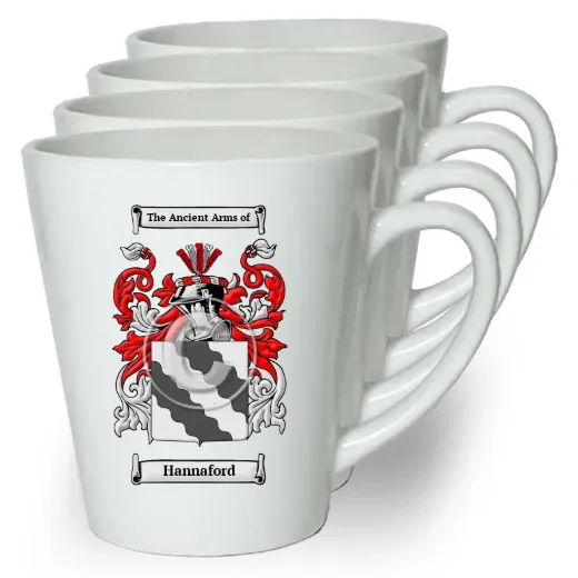 Hannaford Set of 4 Latte Mugs
