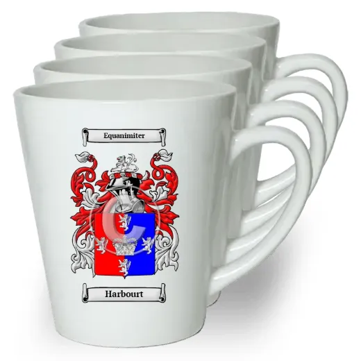 Harbourt Set of 4 Latte Mugs