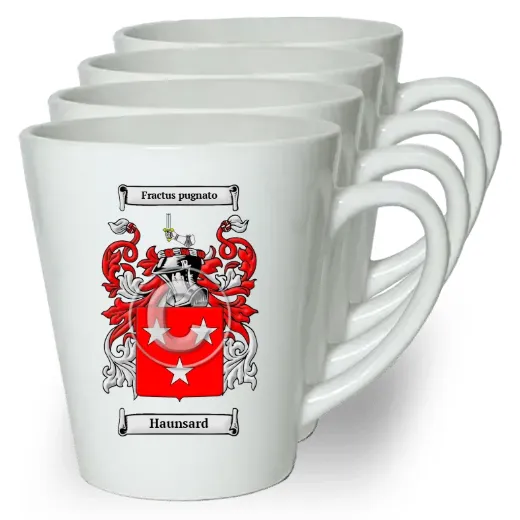 Haunsard Set of 4 Latte Mugs